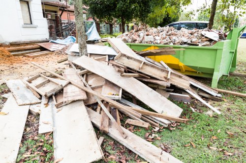 Modern waste management technology in action