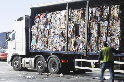 Commercial waste disposal site in Clapham