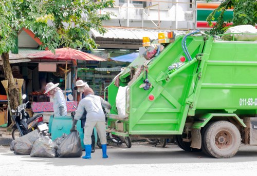 Eco-friendly disposal and recycling during flat clearance