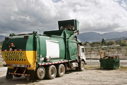 Eco-friendly disposal of garage items