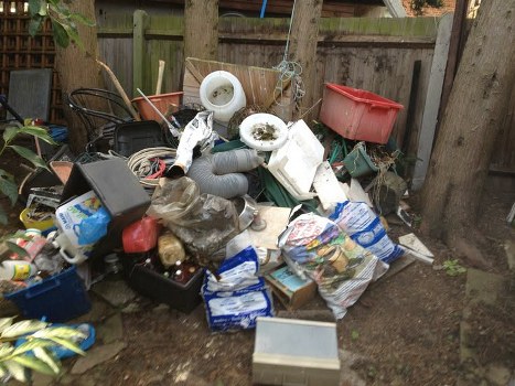 Recycling process at a Clapham waste facility